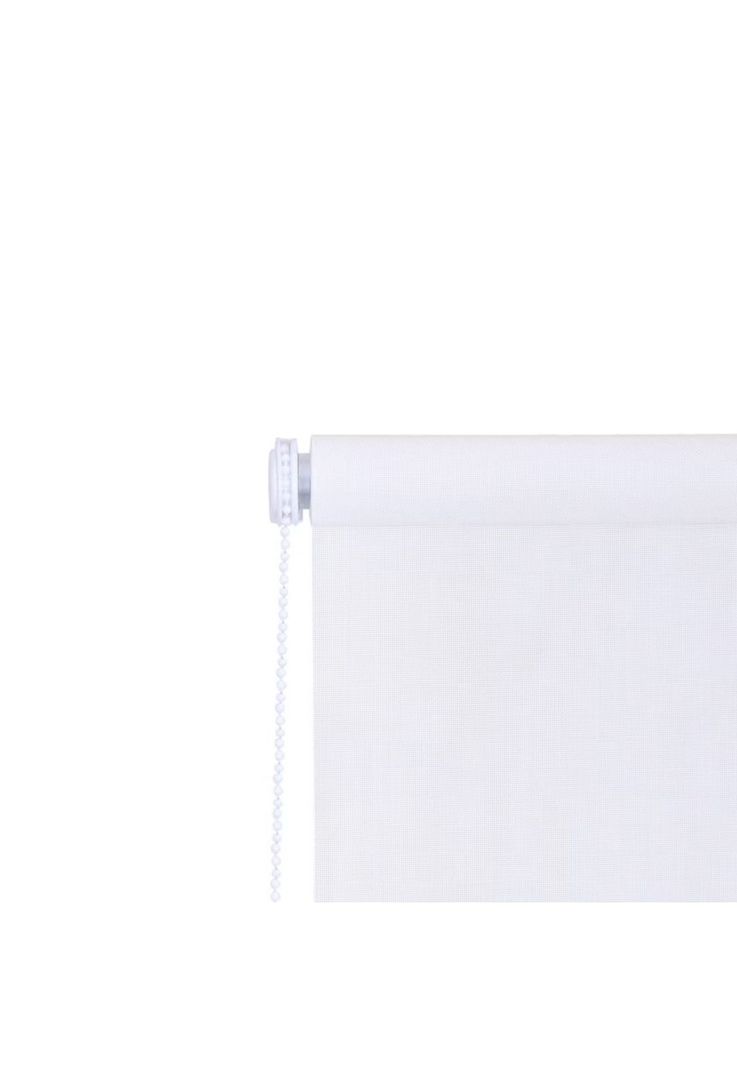 Cortina Roller Tejido Sunscreen Blanco 130x240 CM-2