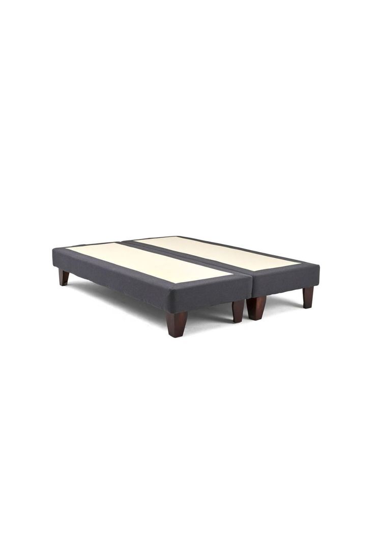 Base Dividida Cama Europea Super King 200x200 CM Gris  Lino-2