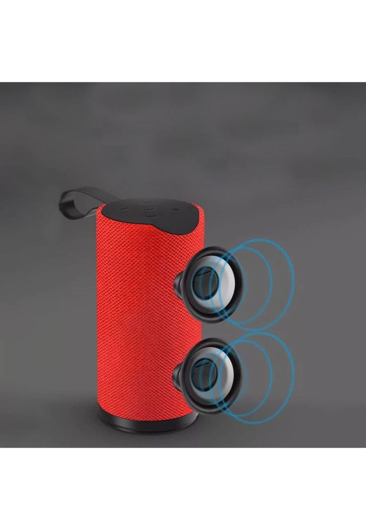 Parlante Altavoz Bluetooth Rojo USB-2