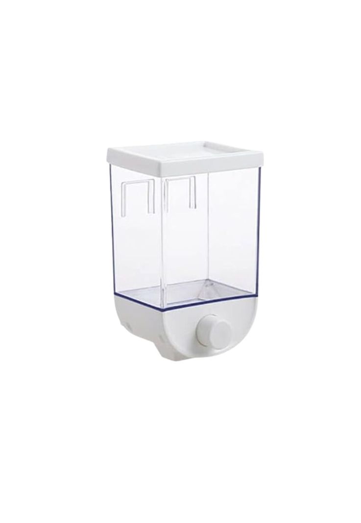 Contenedor Organizador Pared Cereales Azúcar Especies 1 Litro. Blanco-0