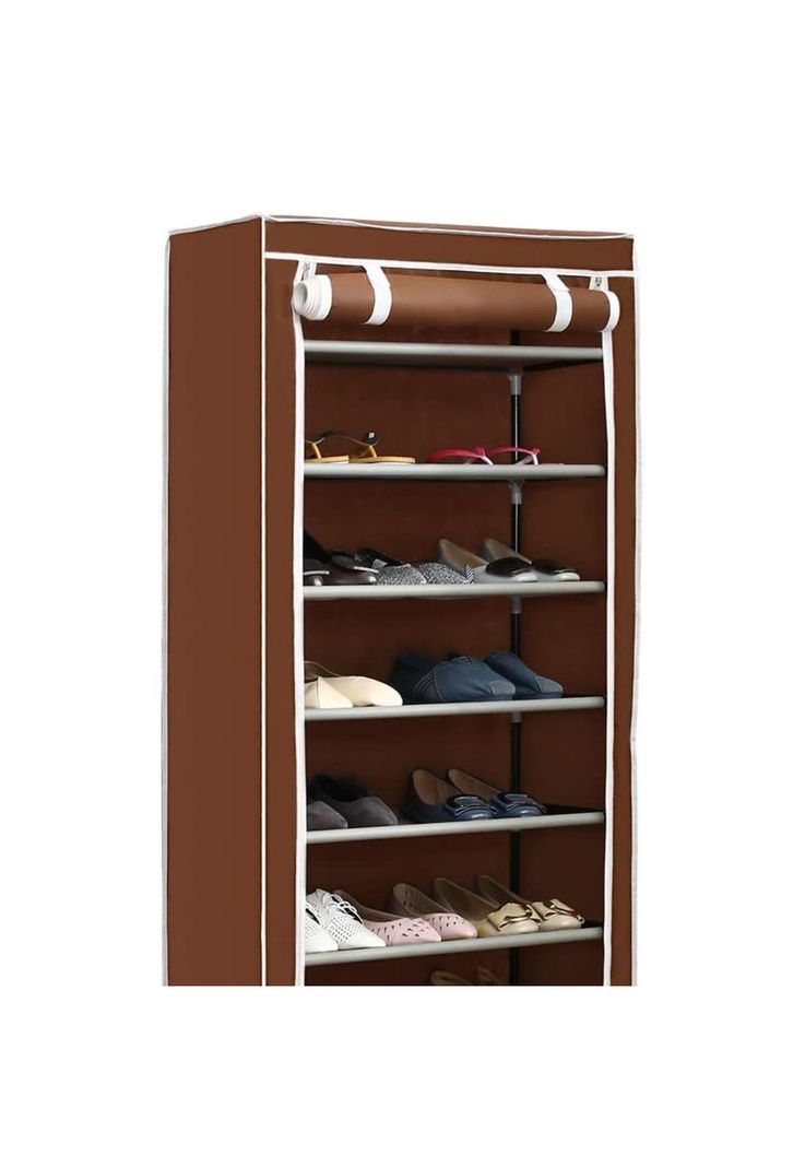 Zapatero Organizador Hogar 9 Niveles 1.60x60x30 CM Café-1