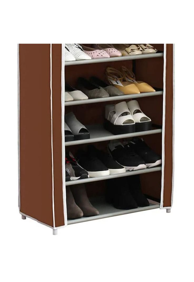 Zapatero Organizador Hogar 9 Niveles 1.60x60x30 CM Café-3