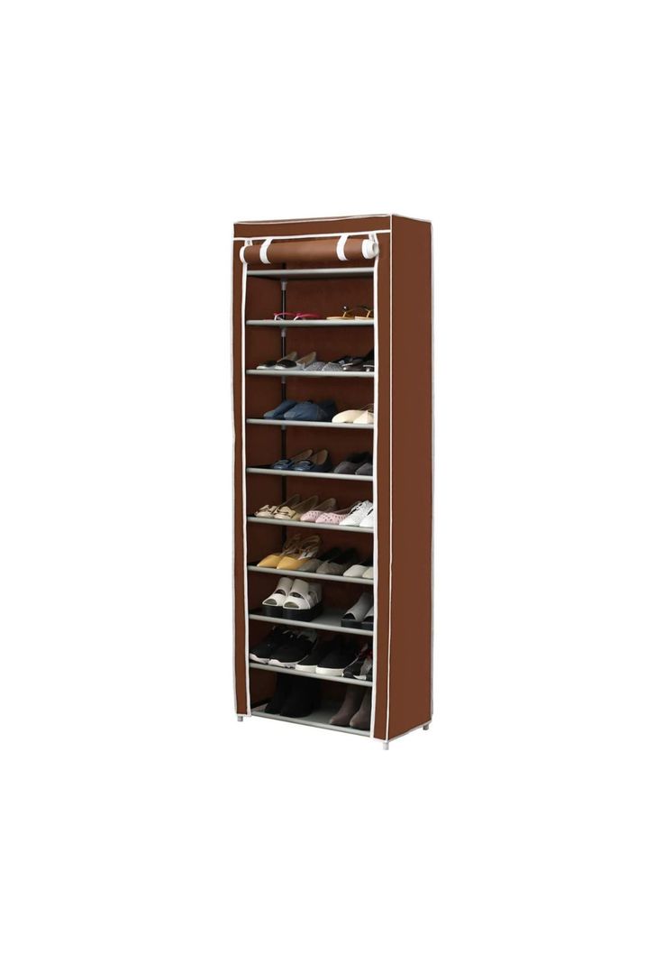 Zapatero Organizador Hogar 9 Niveles 1.60x60x30 CM Café-4