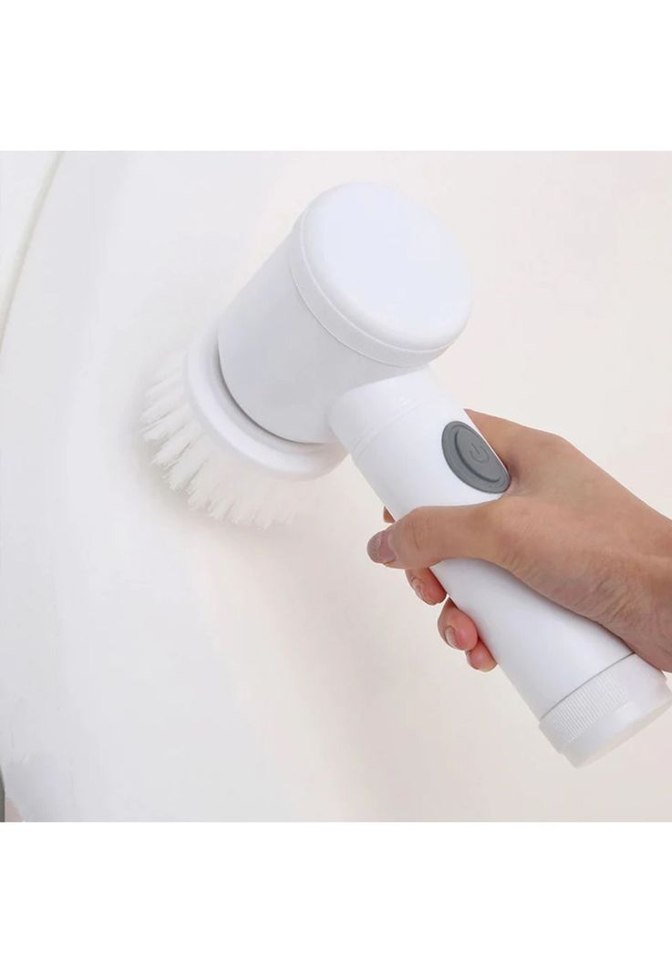 Cepillo Limpieza Eléctrico Multifuncional Cabezas Intercambiables-5
