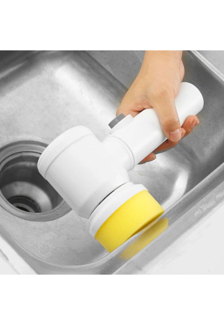 Cepillo Limpieza Eléctrico Multifuncional Cabezas Intercambiables-8