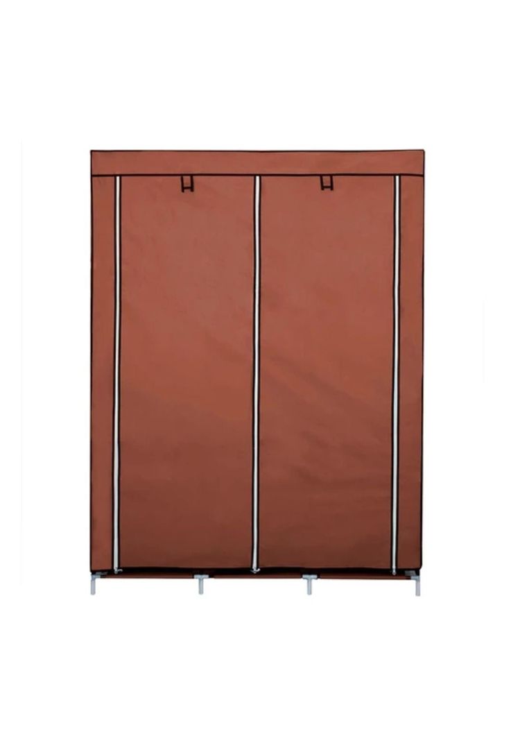 Closet Organizador Armable Tela Café 3 Cuerpos 130x45x175 CM-1