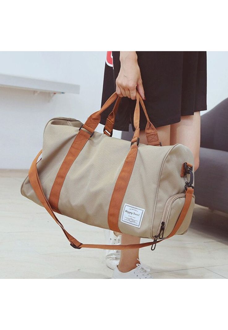 Bolso Viaje Deporte Gimnasia 35 LT Caqui-3