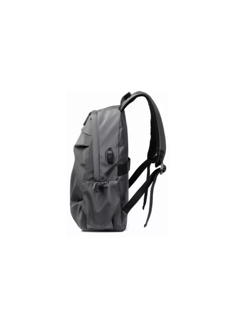 Mochila Impermeable Antirrobo Puerto USB 35 LT Gris-2