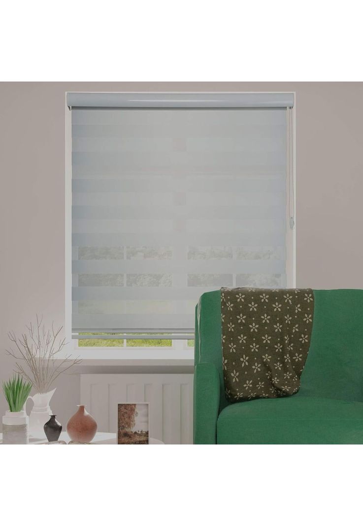 Cortina Roller Persiana Dúo Blanca 160x220 CM-4