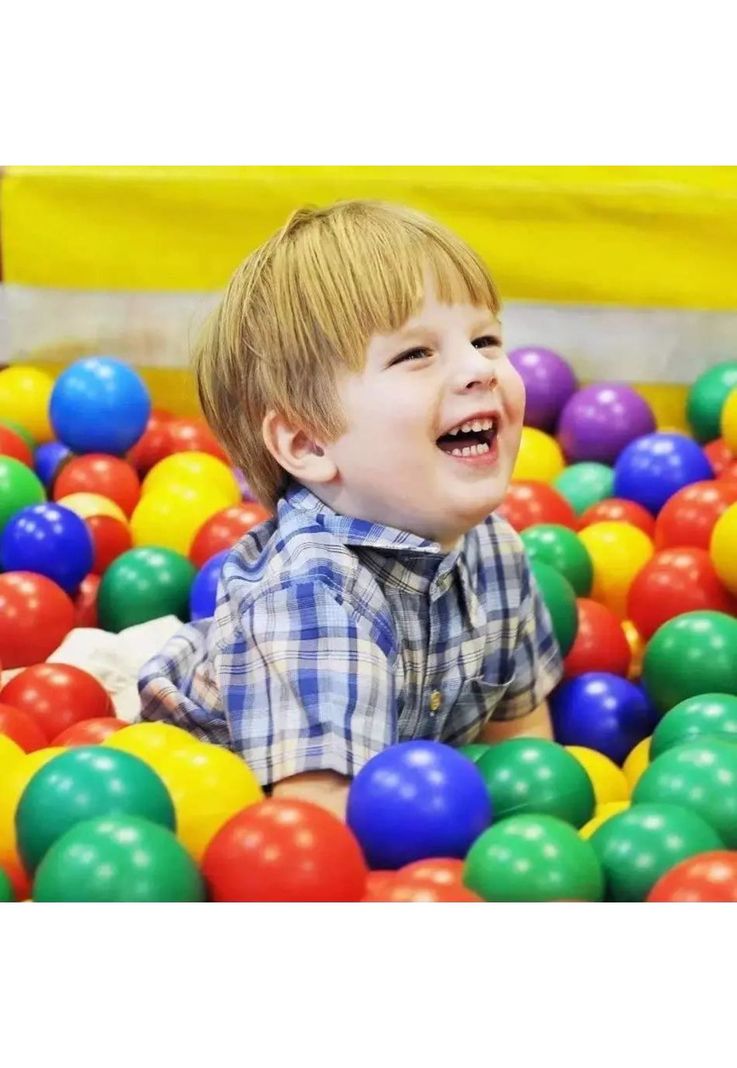 Pack 100 Pelotas Plásticas Piscina Infantil Multicolor-3