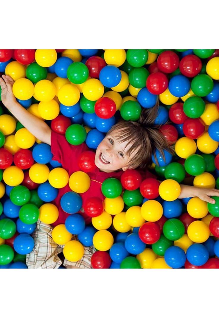 Pack 100 Pelotas Plásticas Piscina Infantil Multicolor-4