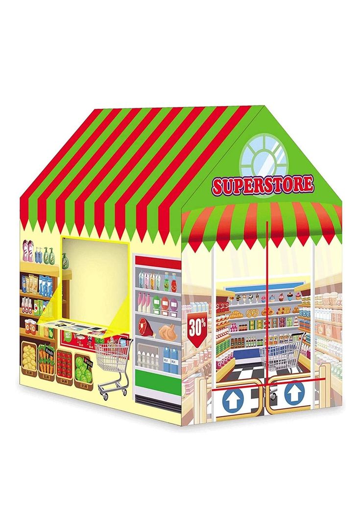Carpa Tienda Armable Centro Juegos Infantil 102x92x71 CM-0