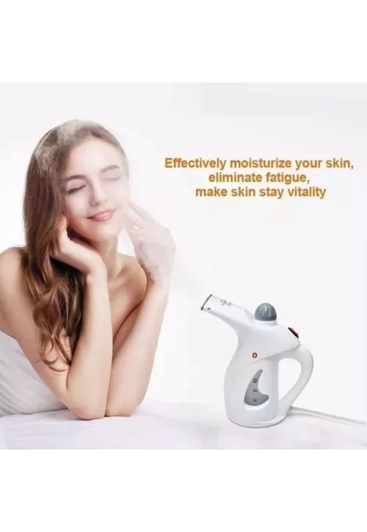 Plancha Vapor Vertical Ropa 4 En 1 Vaporizador Sauna Facial Blanca-4