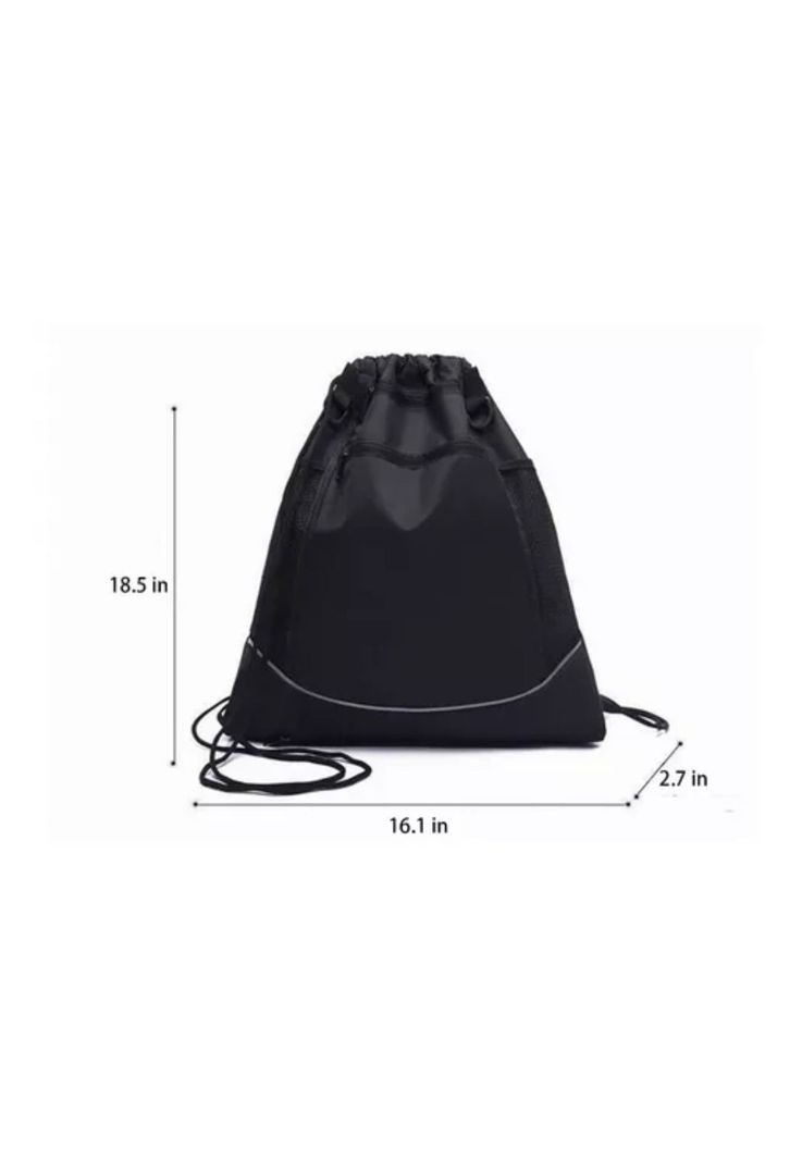 Mochila Deportiva Baloncesto Negro 41x47x7 CM-3