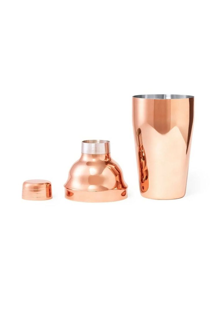 Coctelera Mezcladora Tragos Acero Inoxidable Hamberly 550 ML Cobre-1