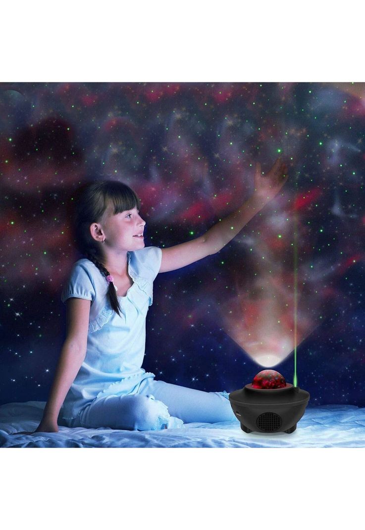 Proyector Galaxia Estrellas LED Sonido Bluetooth-5