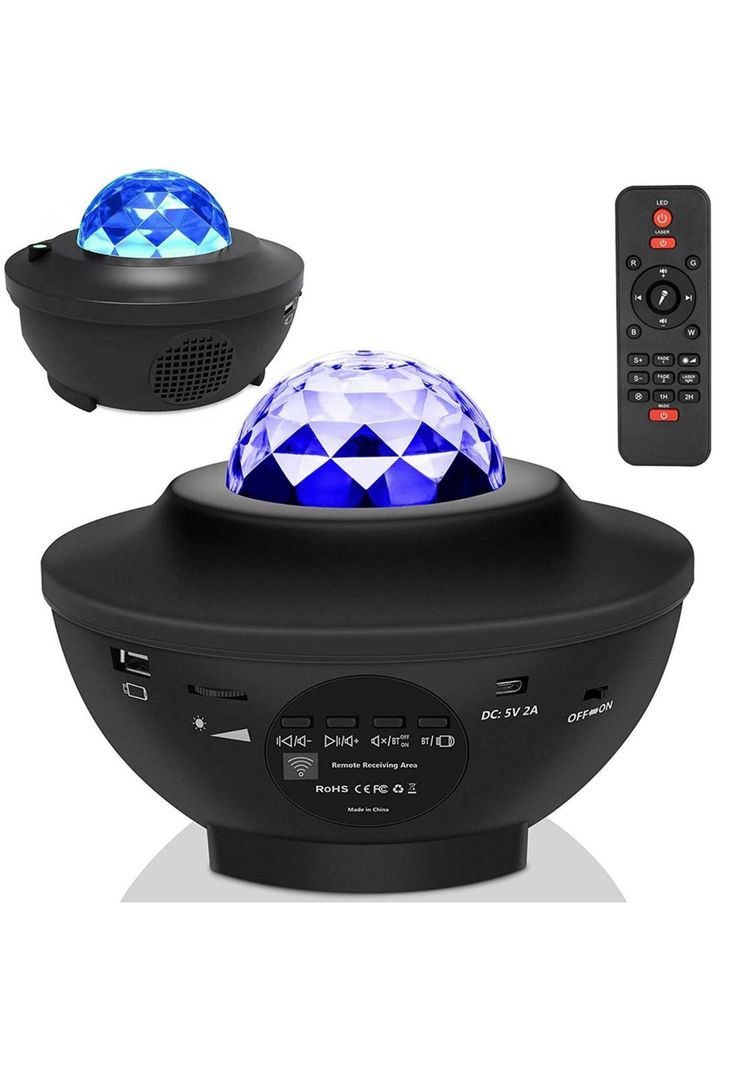Proyector Galaxia Estrellas LED Sonido Bluetooth-6