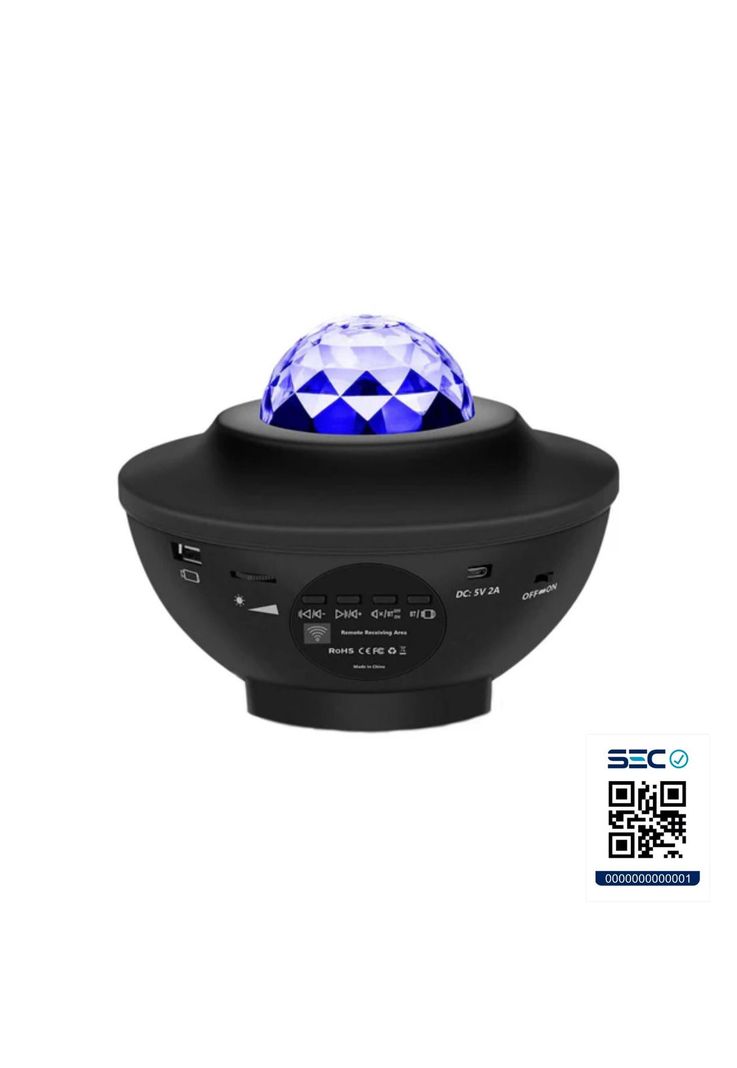 Proyector Galaxia Estrellas LED Sonido Bluetooth-7