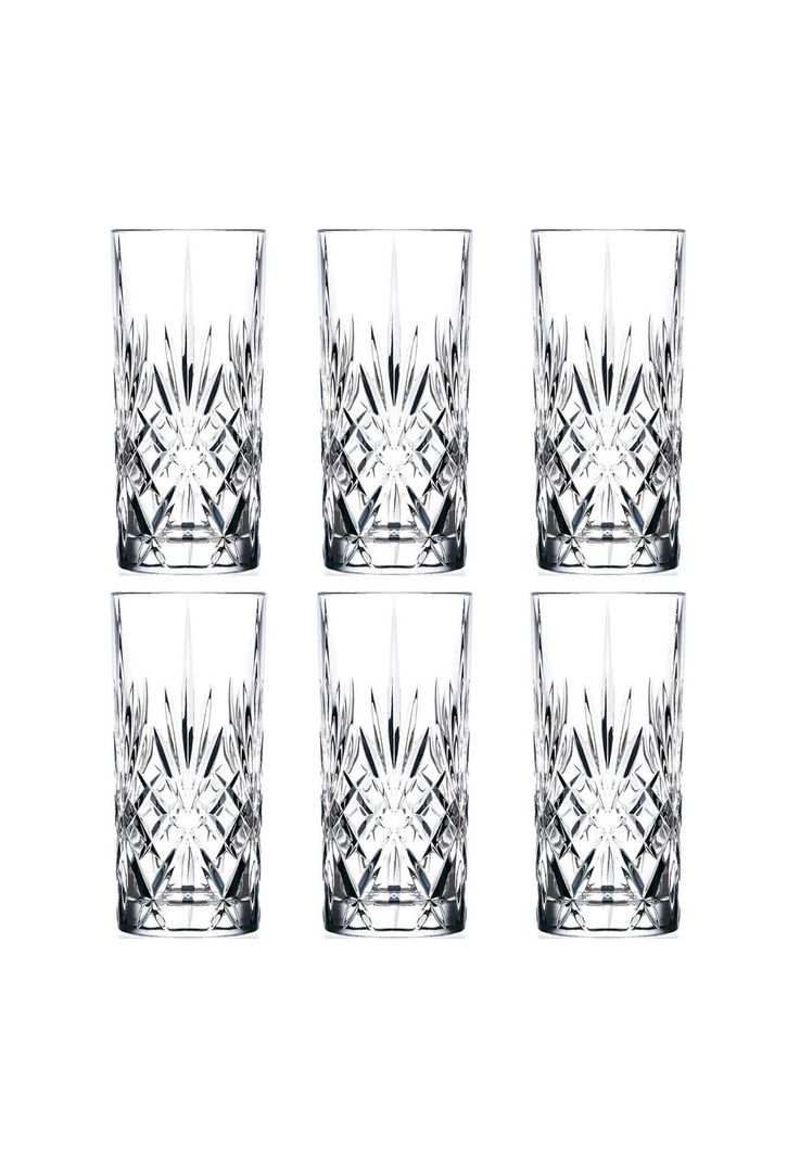 Set 6 Vasos Vidrio Cádiz  450 ML-0