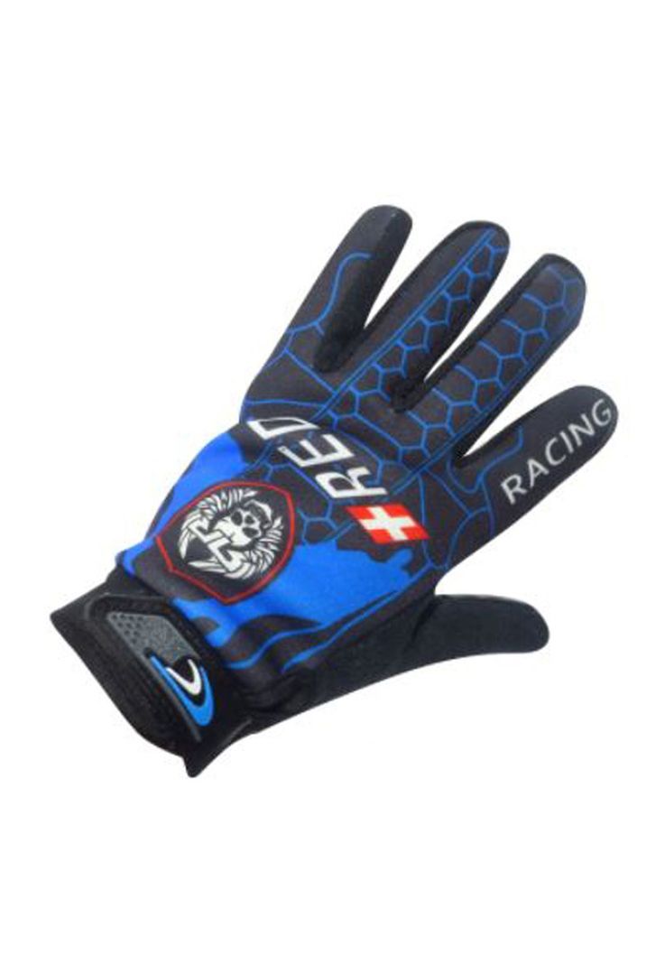 Guante Moto Bicicleta Azul Touch-0