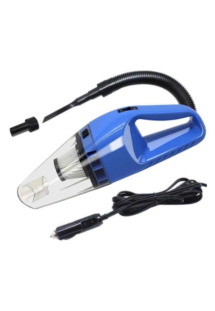 Kit Aspiradora Auto Portátil 12 V 120 Watt Premium Azul-2