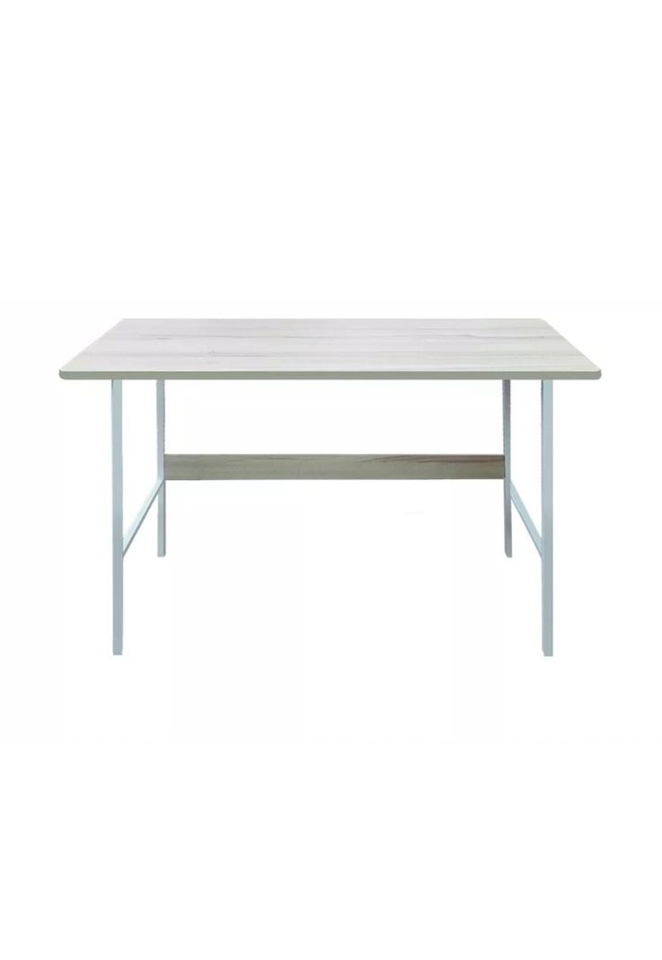 Escritorio Mueble Básico Madera Blanco Maple 100x72 CM-0
