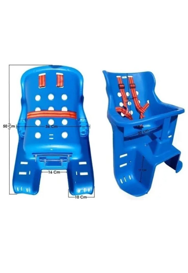 Silla Porta Bebe Bicicleta Asiento Niño Azul-4