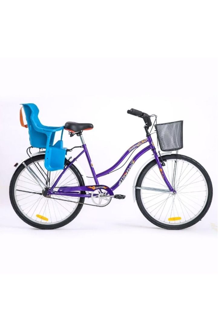 Silla Porta Bebe Bicicleta Asiento Niño Azul-5