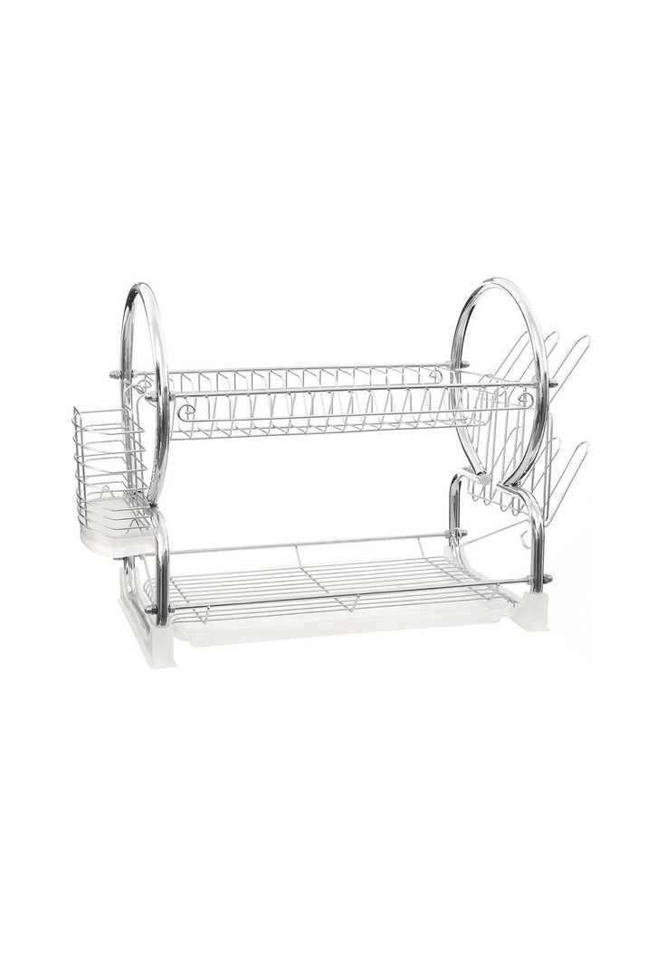 Seca Platos Escurridor Metal 2 Niveles 40 x 26 x 38 CM-0