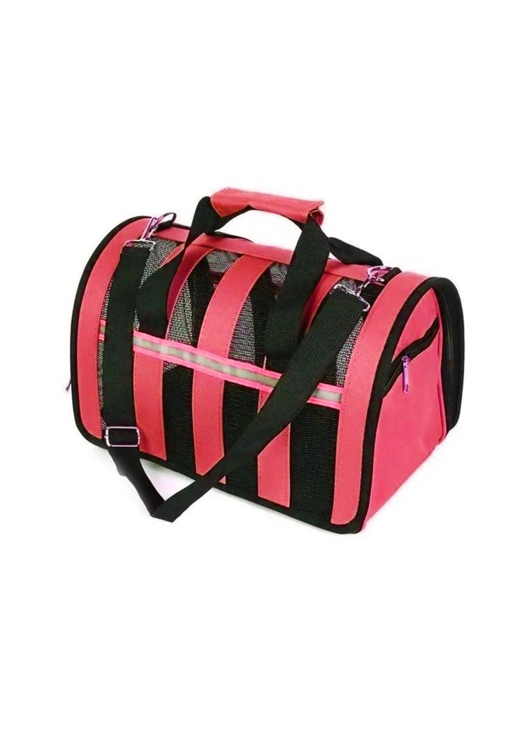 Bolso Transporte Mascotas Rojo 34x24x23 CM-1