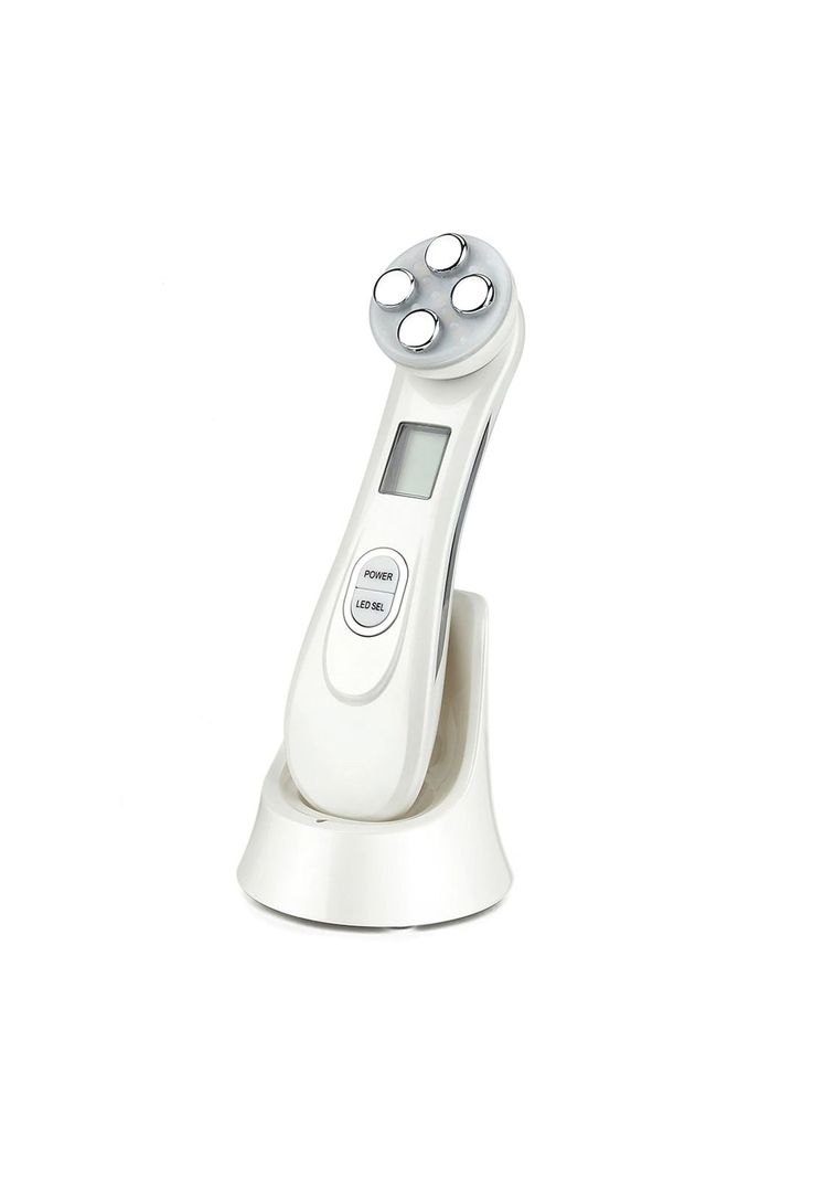 Radiofrecuencia Facial Masoterapia LED Luz EMS Masajeador 6 en 1-0