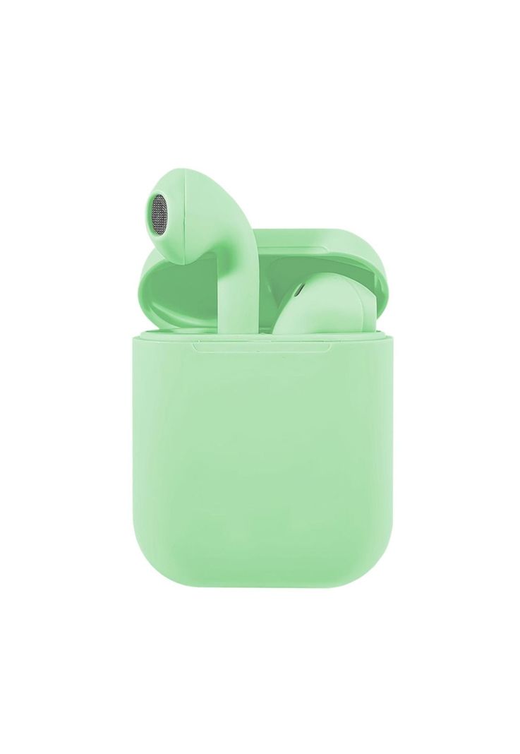 Audífonos Inalámbricos Bluetooth Táctil I12 Tws Verde-0