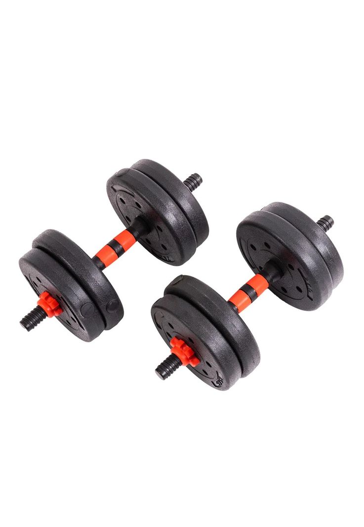 Set Mancuernas Barra Armable Ajustable Profesional 10 KG-0