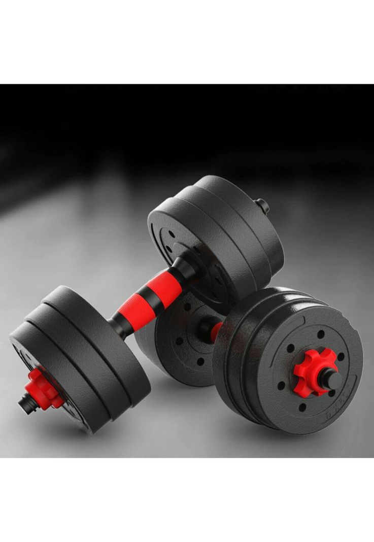 Set Mancuernas Barra Armable Ajustable Profesional 10 KG-5