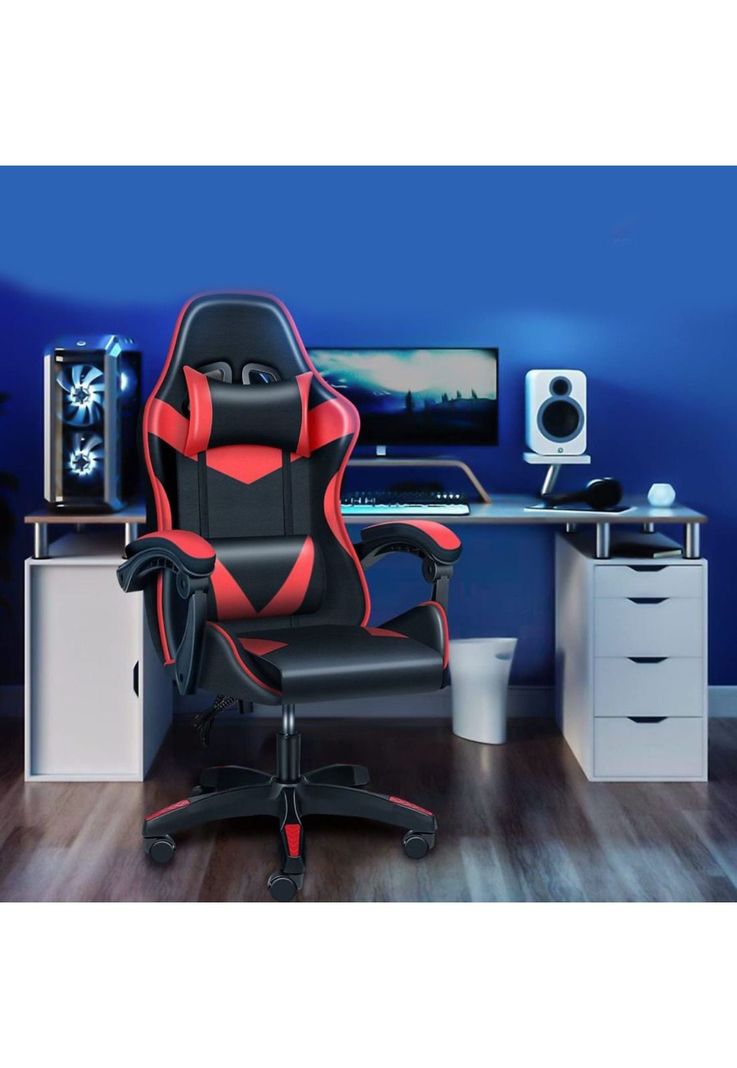Silla Gamer Profesional Oficina Roja-7