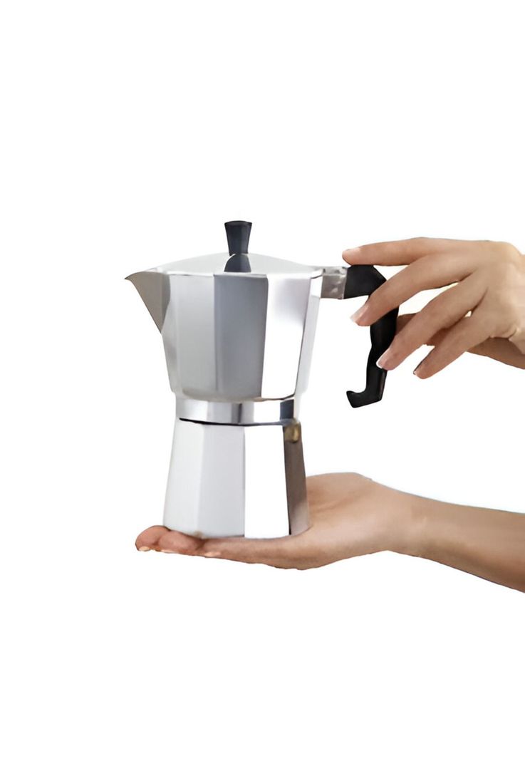 Cafetera Italiana Espresso Aluminio 9 Tazas 450 ML-3