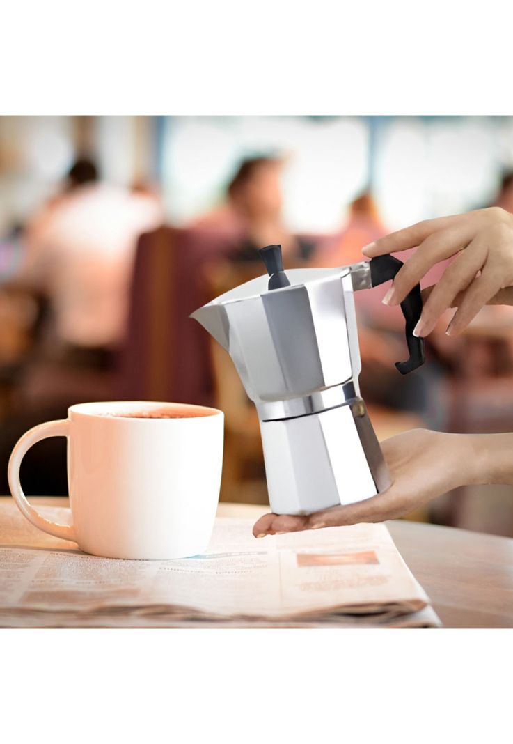 Cafetera Italiana Espresso Aluminio 9 Tazas 450 ML-4