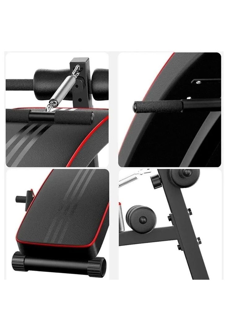 Banca Camilla GYM Abdominales Bandas Elásticas Ejercicios-5