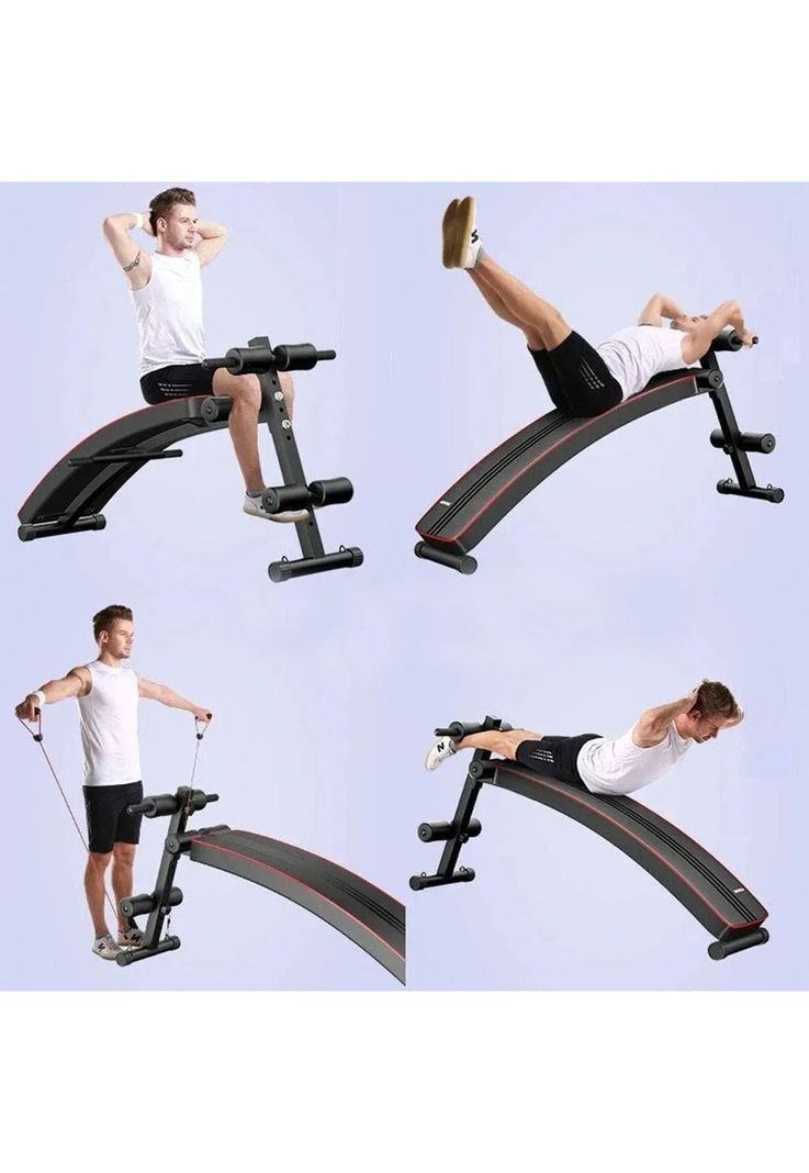 Banca Camilla GYM Abdominales Bandas Elásticas Ejercicios-6