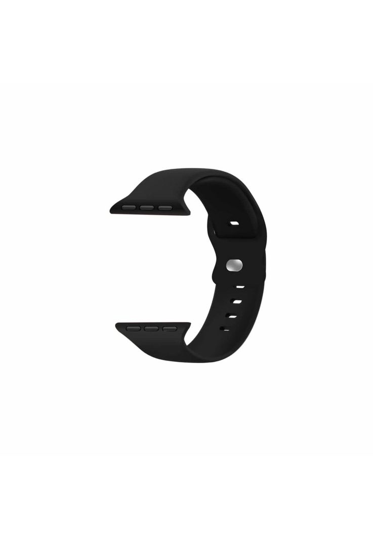Correa Apple Watch Silicona Negro M/L 42x44x45 MM-0