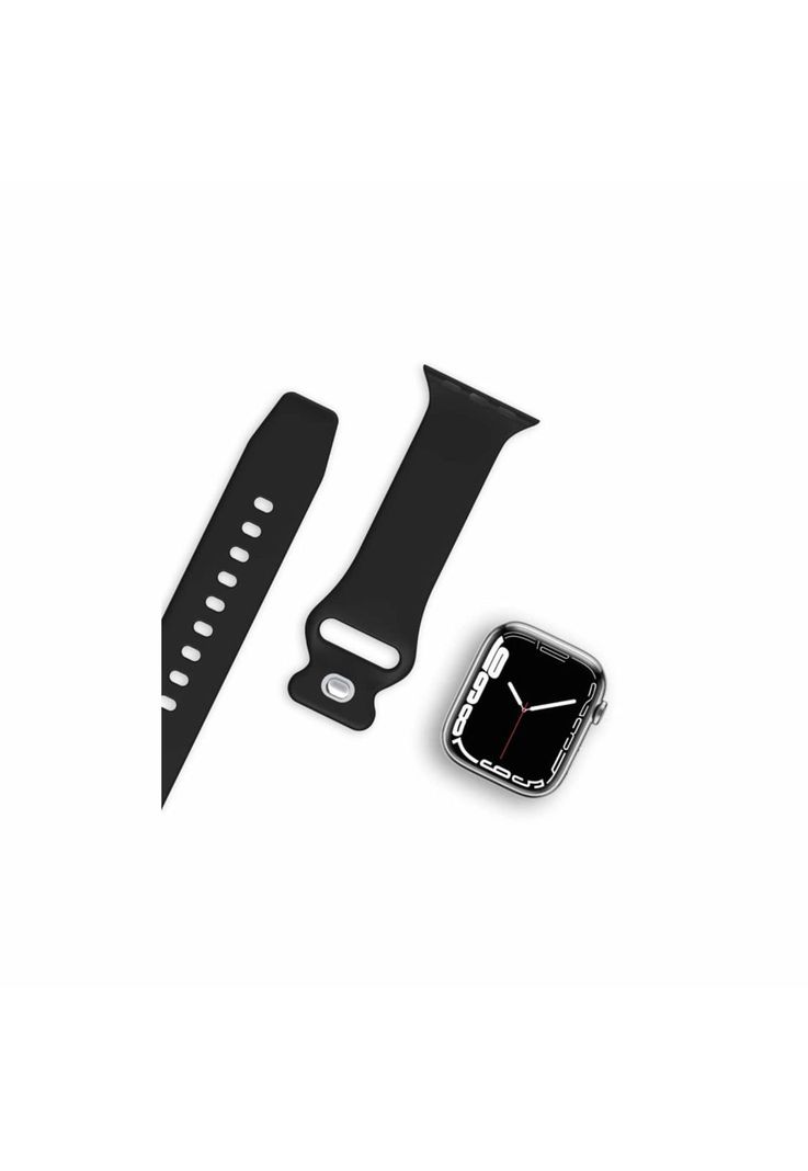 Correa Apple Watch Silicona Negro M/L 42x44x45 MM-4