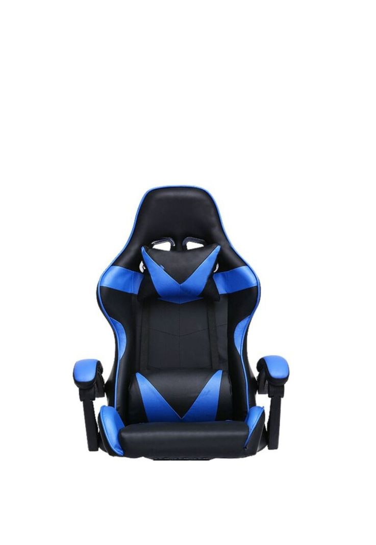 Silla Gamer Profesional Oficina Azul-3