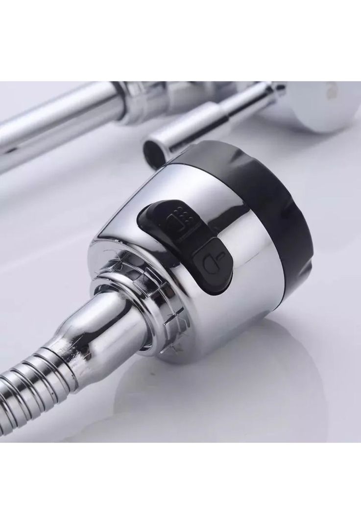 Llave Lavaplatos Monomando Cuello Flexible Difusor Agua-4