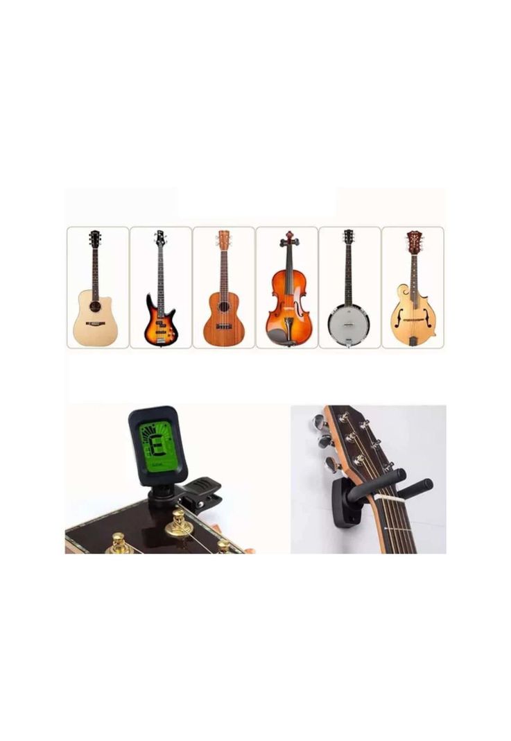 Kit 66 Accesorios Guitarra Acústica Cuerdas-3