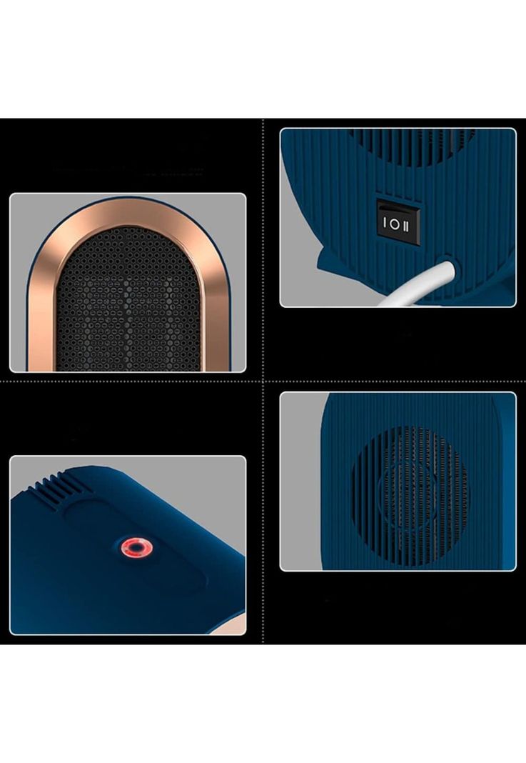 Mini Calefactor Eléctrico 1200 Watt Moderno-2