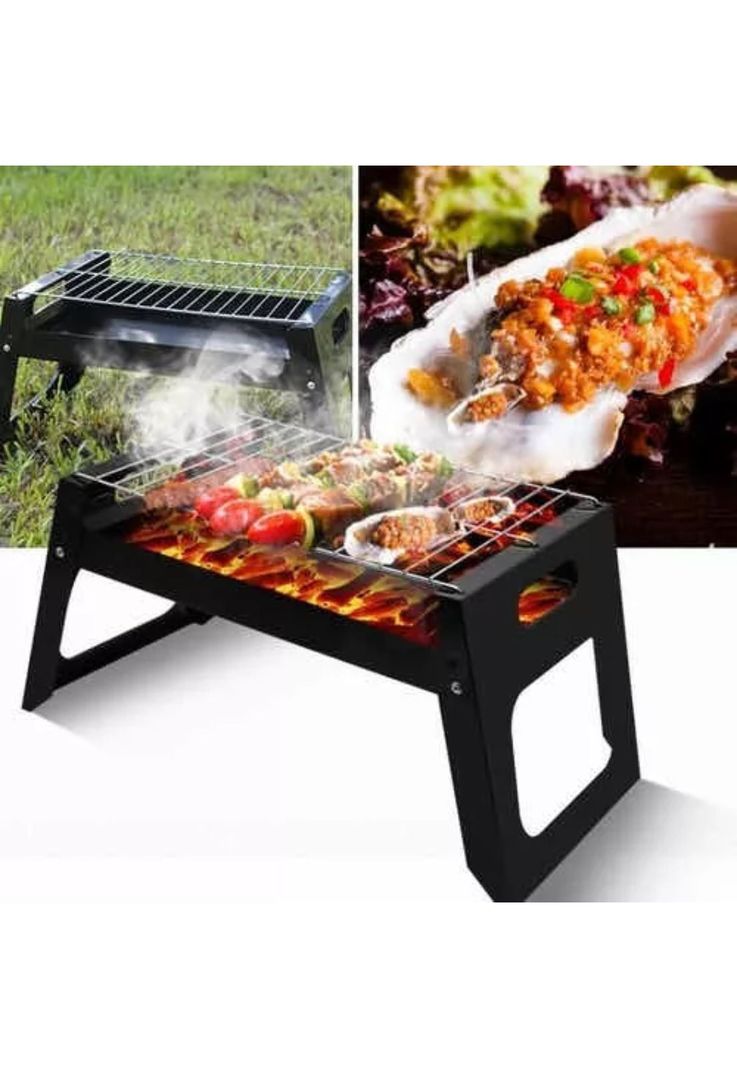 Mini Parrilla Carbón Portátil Asado 47x22x22.5 CM-4