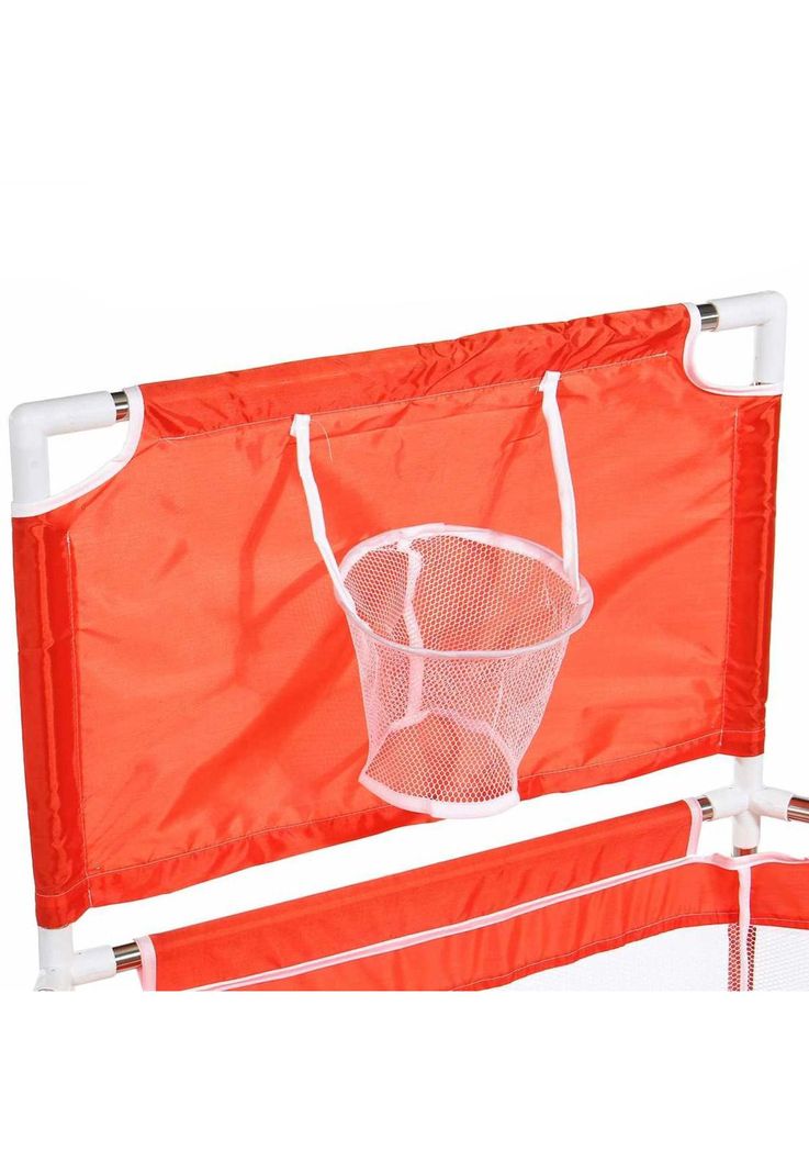 Piscina Corral Infantil Bebe Estimulación Pelotas 125x65 CM Rojo-4