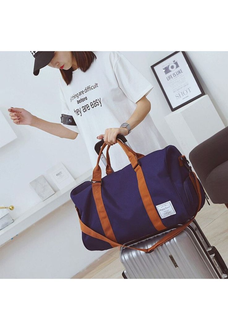 Bolso Viaje Deporte Gimnasia 35 LT Azul-1