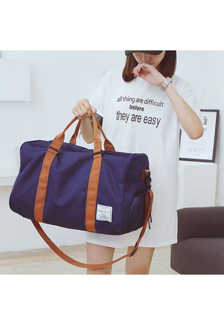 Bolso Viaje Deporte Gimnasia 35 LT Azul-2