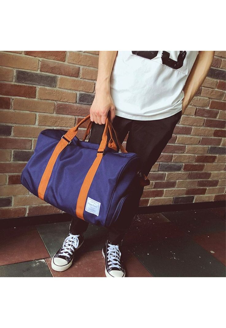 Bolso Viaje Deporte Gimnasia 35 LT Azul-3